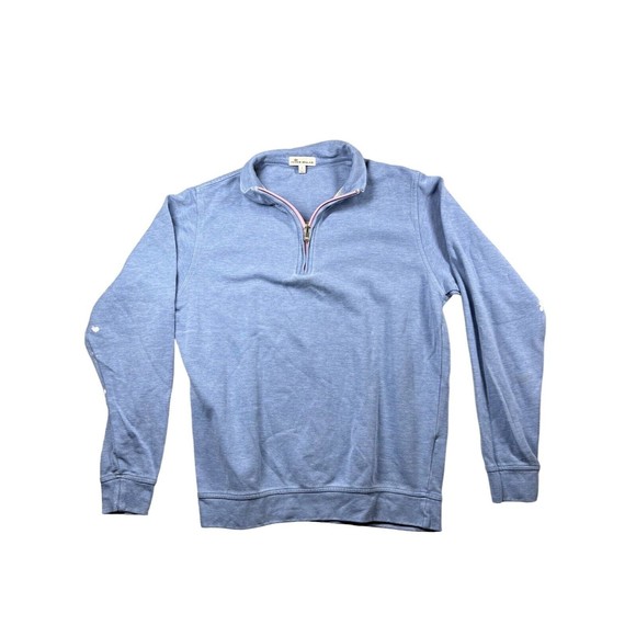 READ— Peter‎ millar womens jacket quarter zip blue small - Picture 2 of 7